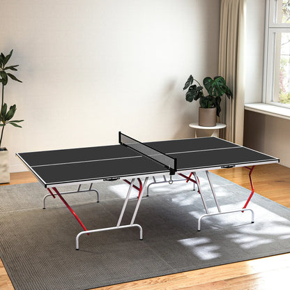 9' x 5' Full Size Table Tennis Table, Folding, Dark Grey Game Tables at Gallery Canada