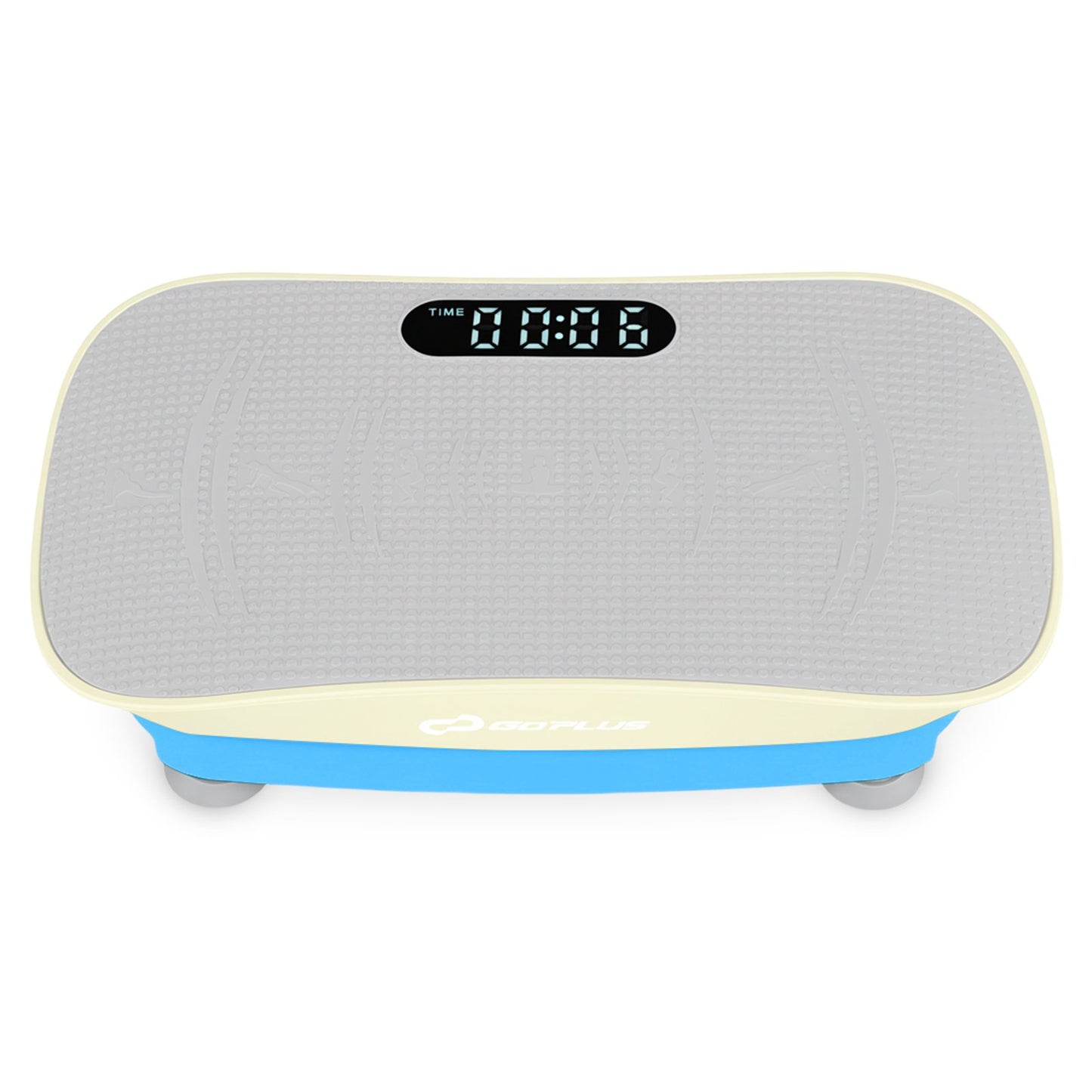 Vibration Plate Exercise Machine for Lymphatic Drainage and Weight Loss with 10 Speed Intensities, Blue & Green Vibration Exercise Machines Blue & Green at Gallery Canada