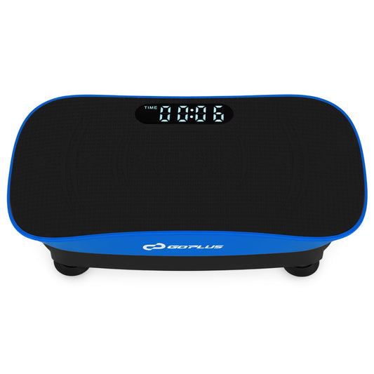 Vibration Plate Exercise Machine for Lymphatic Drainage and Weight Loss with 10 Speed Intensities, Navy