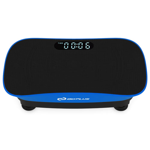 Vibration Plate Exercise Machine for Lymphatic Drainage and Weight Loss with 10 Speed Intensities, Navy