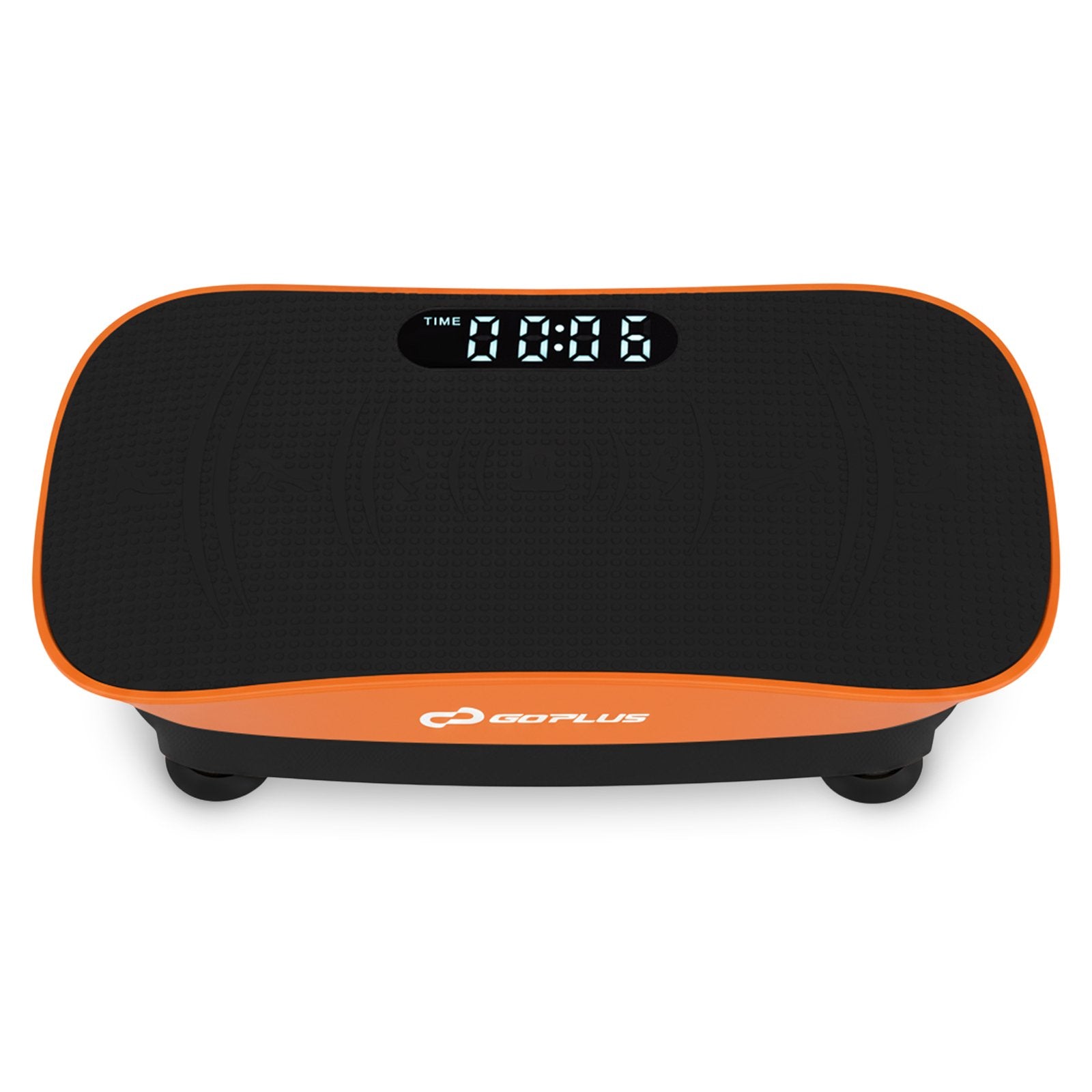 Vibration Plate Exercise Machine for Lymphatic Drainage and Weight Loss with 10 Speed Intensities, Orange Vibration Exercise Machines Orange at Gallery Canada