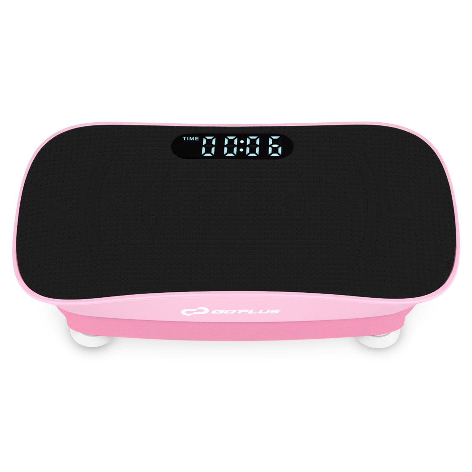 Vibration Plate Exercise Machine for Lymphatic Drainage and Weight Loss with 10 Speed Intensities, Pink Vibration Exercise Machines Pink at Gallery Canada