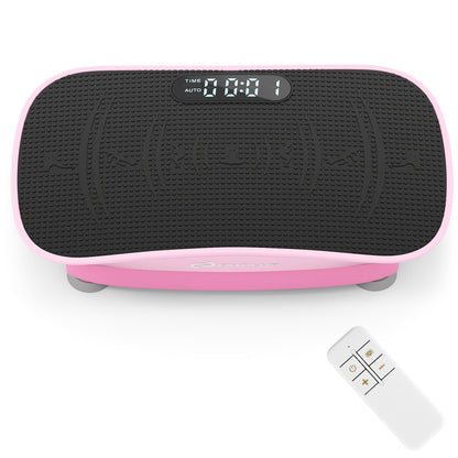 Vibration Plate Exercise Machine, 10 Speed Intensities, Pink Vibration Exercise Machines Pink at Gallery Canada