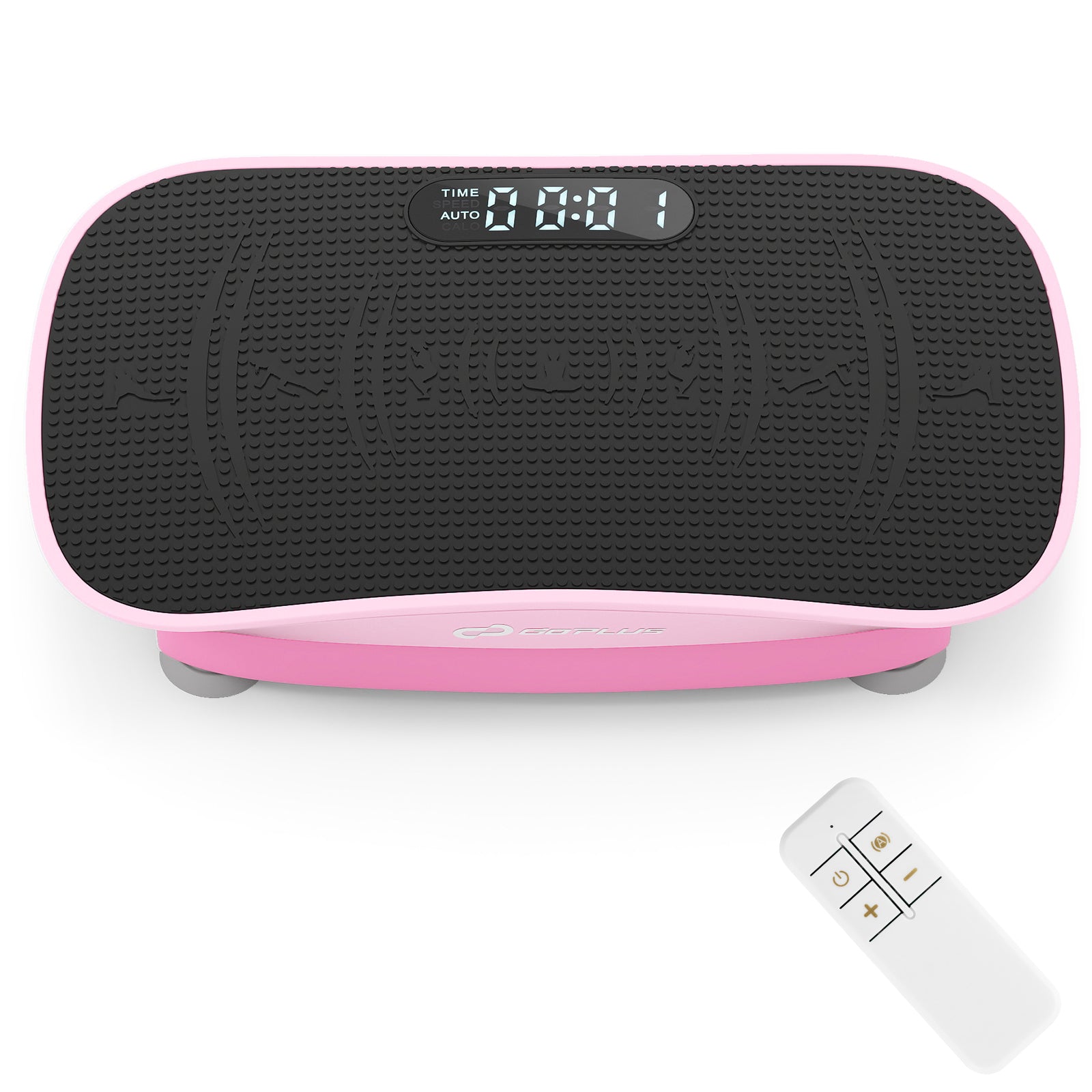 Vibration Plate Exercise Machine, 10 Speed Intensities, Pink Vibration Exercise Machines at Gallery Canada