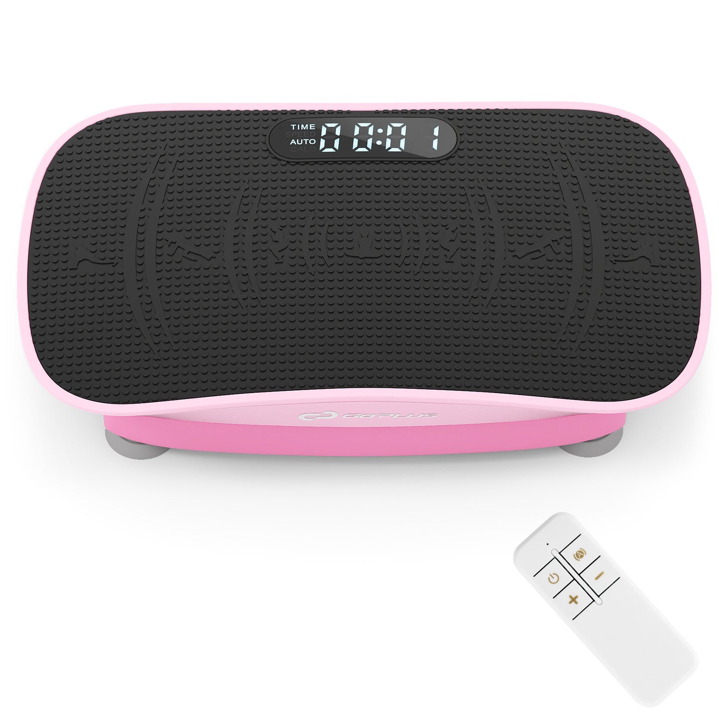 Vibration Plate Exercise Machine, 10 Speed Intensities, Pink Vibration Exercise Machines at Gallery Canada