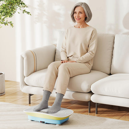 Vibration Plate Exercise Machine, 10 Speed Intensities, Blue & Green Vibration Exercise Machines at Gallery Canada