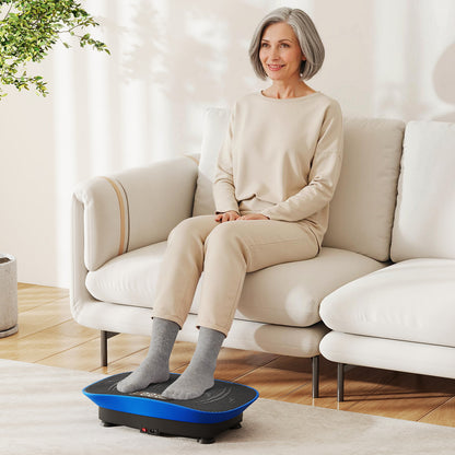 Vibration Plate Exercise Machine, 10 Speed Intensities, Navy Vibration Exercise Machines at Gallery Canada