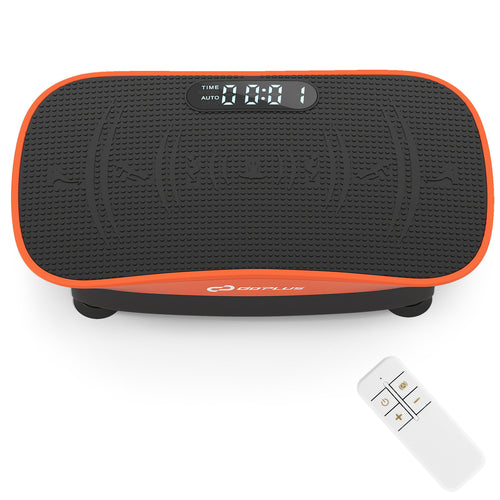 Vibration Plate Exercise Machine, 10 Speed Intensities, Orange