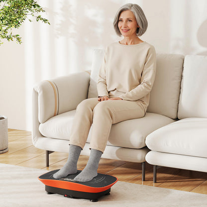 Vibration Plate Exercise Machine, 10 Speed Intensities, Orange Vibration Exercise Machines at Gallery Canada