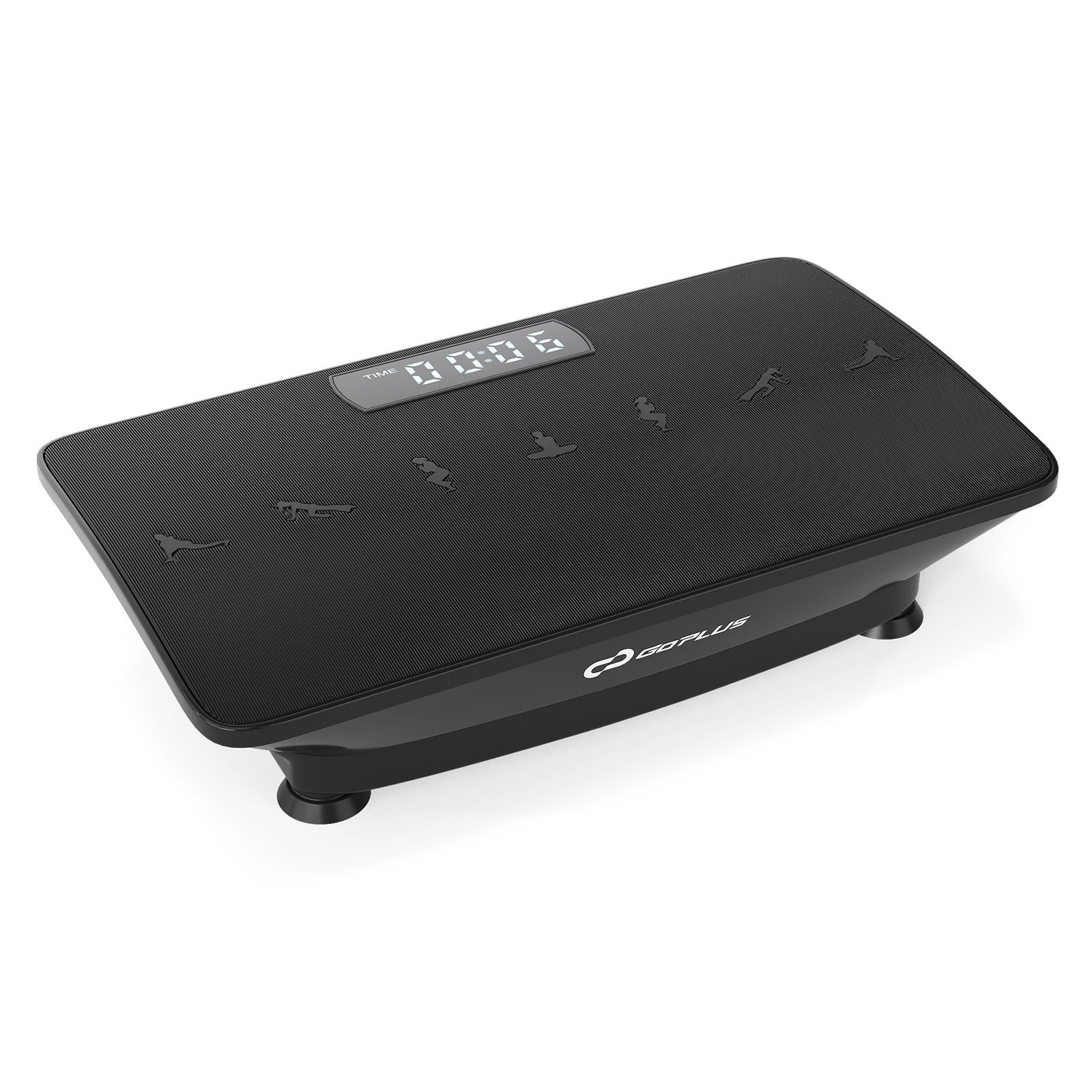 Vibration Plate Exercise Machine with Gravity Sensor for Home, Black Vibration Exercise Machines Black at Gallery Canada