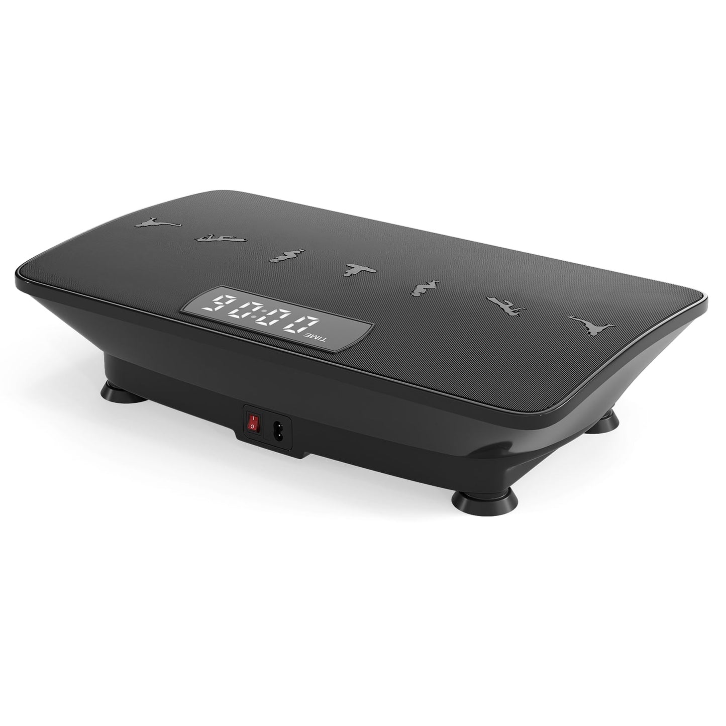 Vibration Plate Exercise Machine with Gravity Sensor for Home, Black