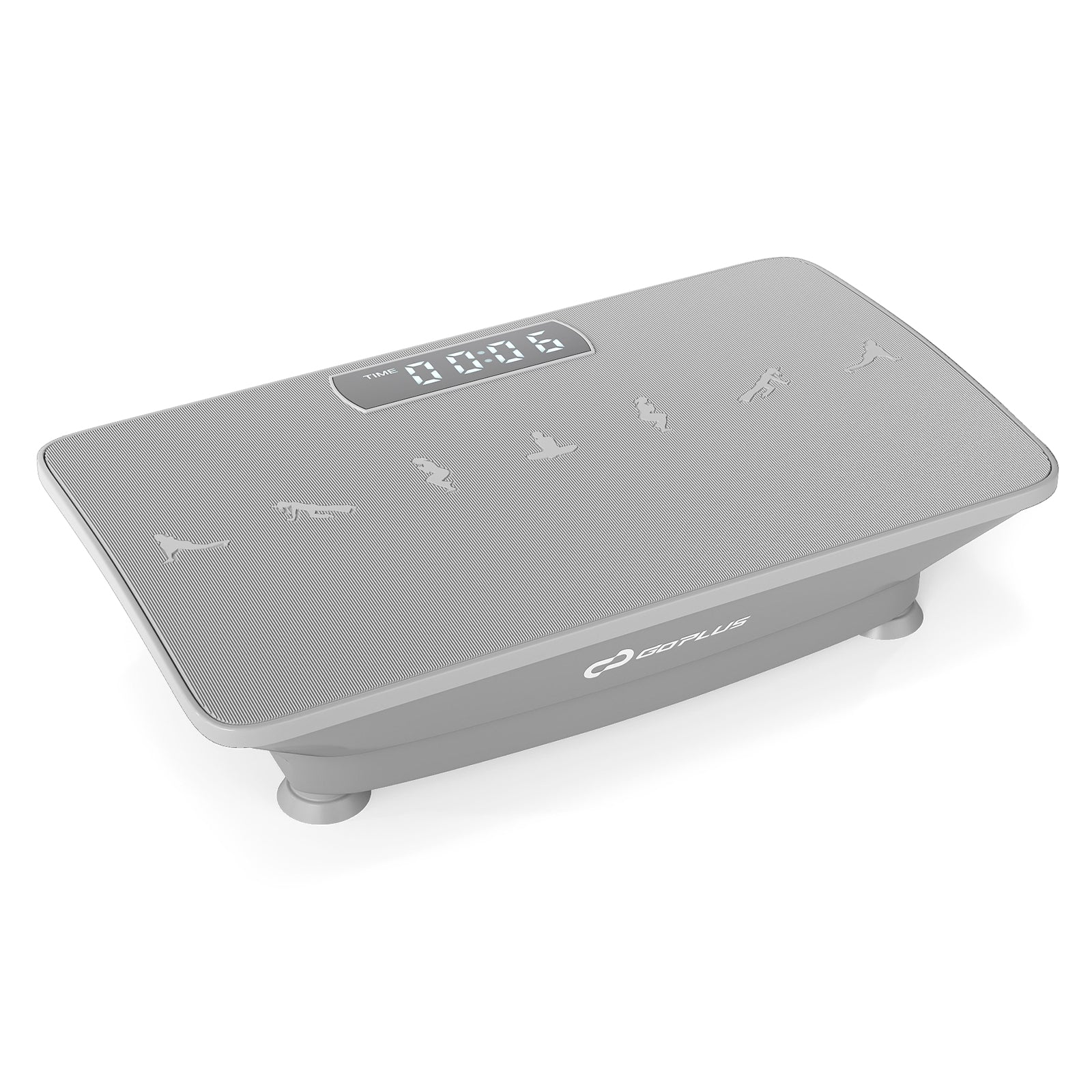 Vibration Plate Exercise Machine with Gravity Sensor for Home, Gray Vibration Exercise Machines at Gallery Canada