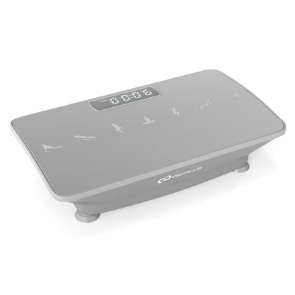 Vibration Plate Exercise Machine with Gravity Sensor for Home, Gray Vibration Exercise Machines at Gallery Canada