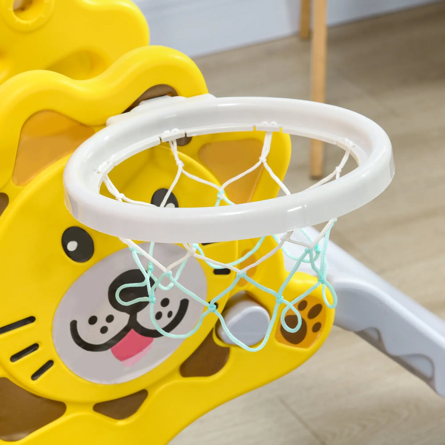 3 in 1 Toddler Slide, Basketball Hoop, Climber, 18-36 Months, Yellow Gym Sets & Swings at Gallery Canada