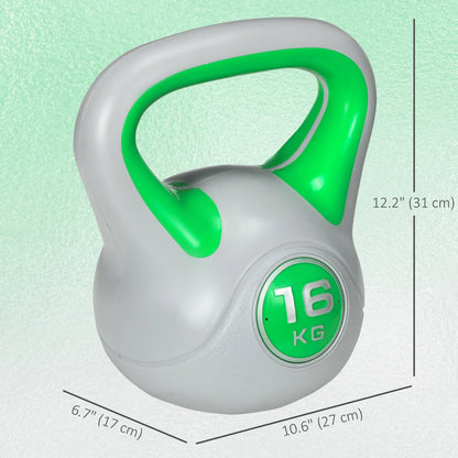 35 Lb Soft Kettlebell, Sand Filled, Green