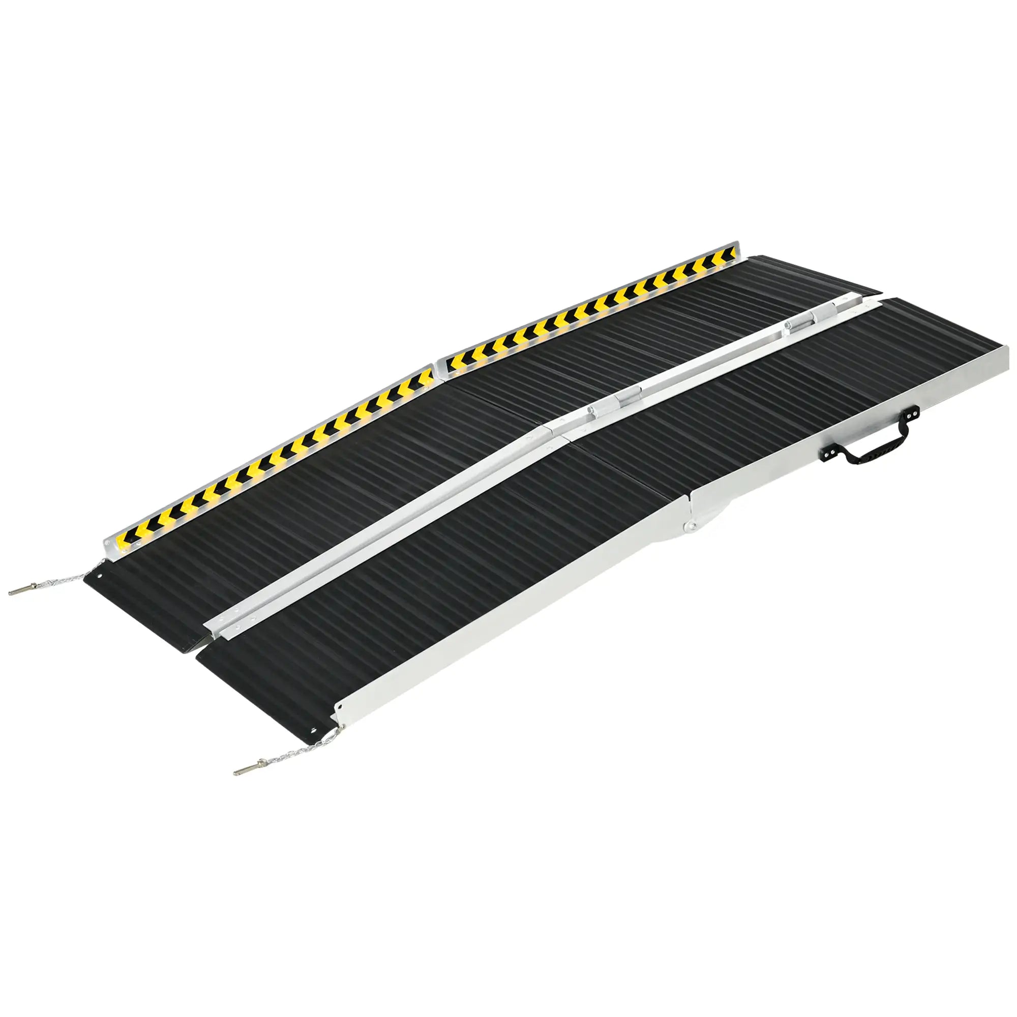 5ft Wheelchair Ramp, Non-Skid PVC, Foldable Aluminium Knee Walker & Wheelchair Ramps Black at Gallery Canada