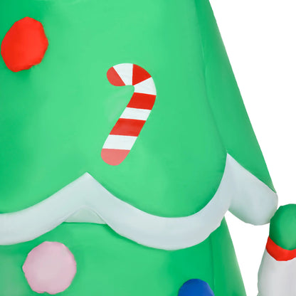 7 Feet Tall Christmas Inflatable Tree, LED Lighted with Santa, Snowman, Gift Box Christmas Inflatables at Gallery Canada