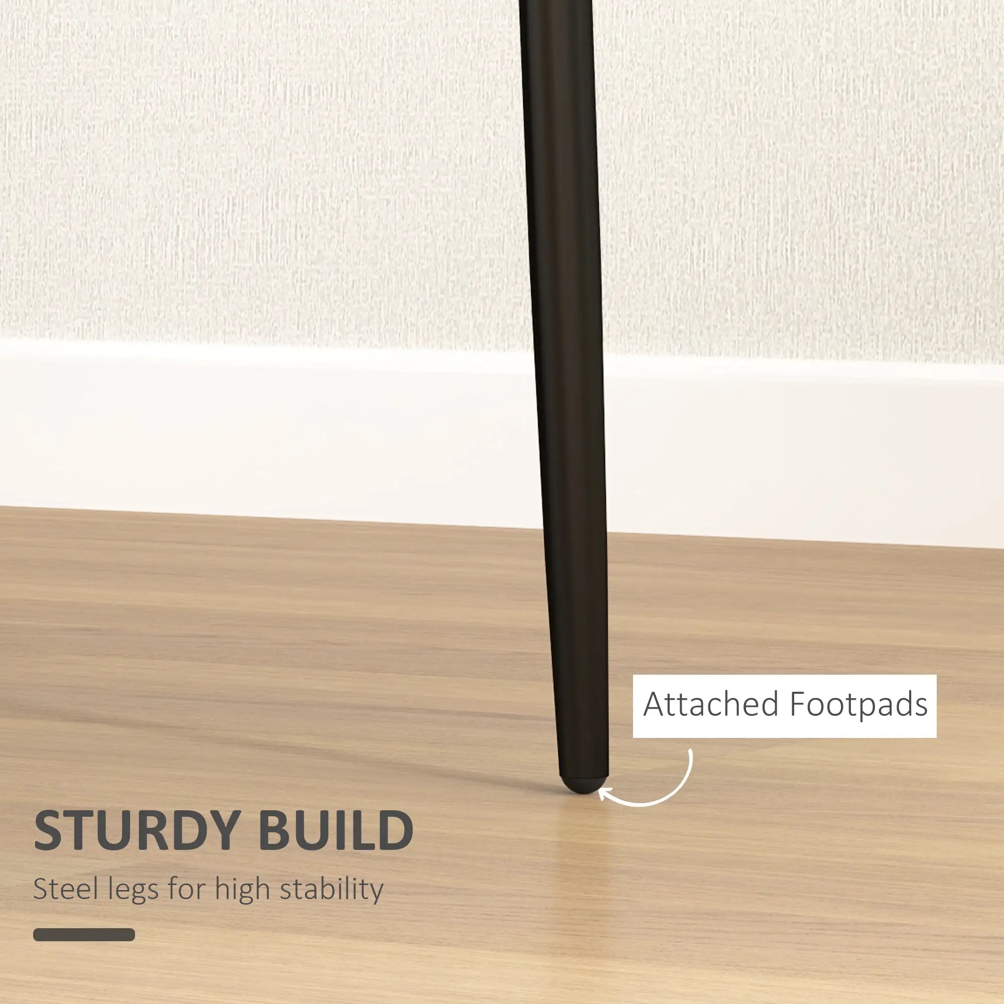 Modern Dining Chairs, Set of 4, High Back Upholstery, Metal Legs, Grey Dining Chairs at Gallery Canada