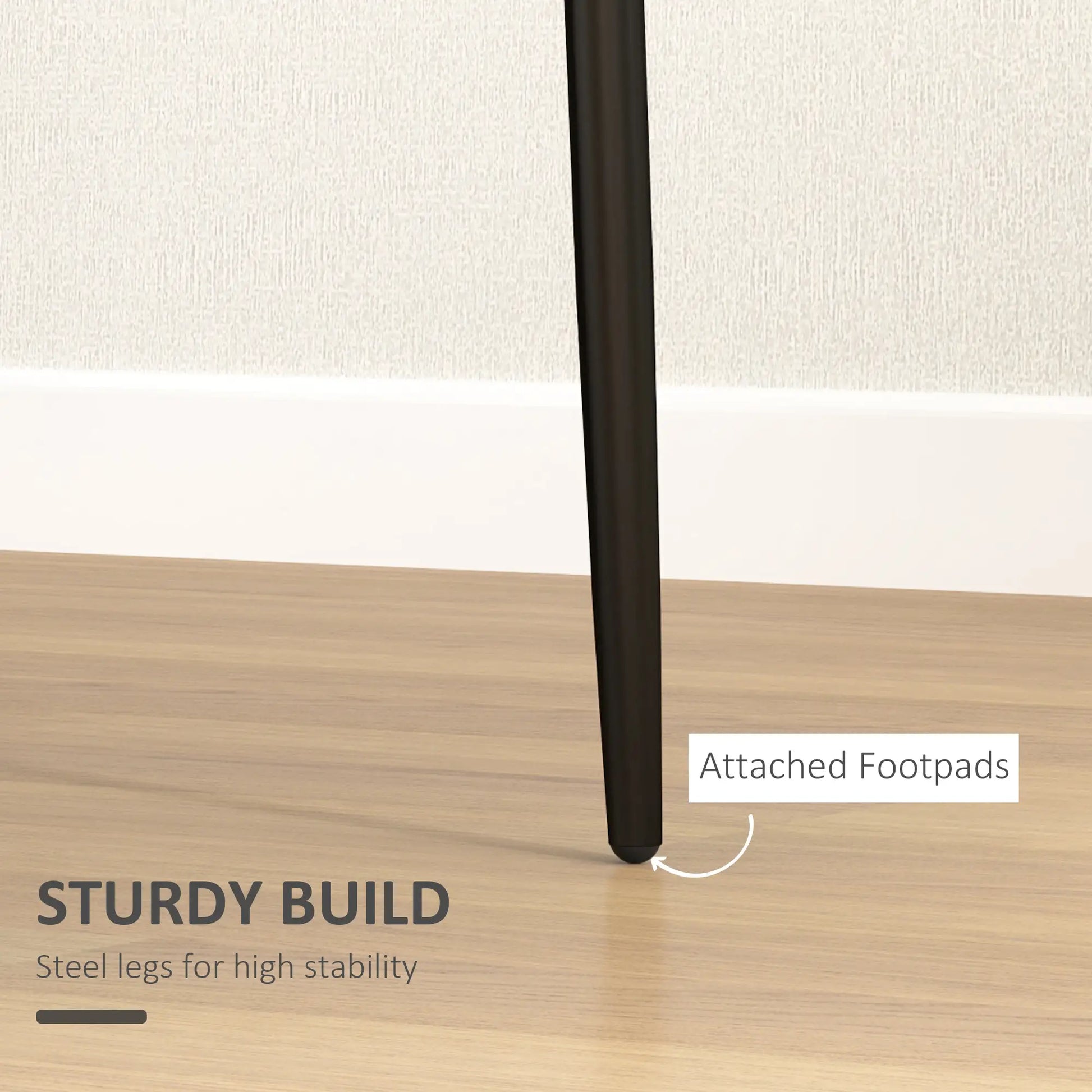 Modern Dining Chairs, Set of 4, High Back Upholstery, Metal Legs, Grey Dining Chairs at Gallery Canada