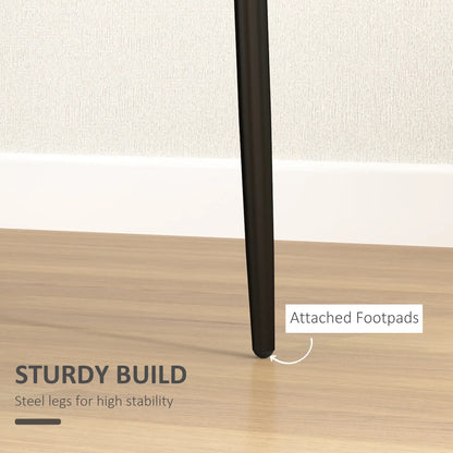 Modern Dining Chairs, Set of 4, High Back Upholstery, Metal Legs, Grey Dining Chairs at Gallery Canada