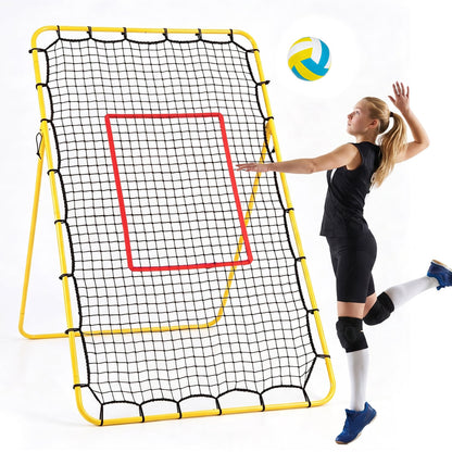 Filet de rebond de volleyball, 4 angles réglables