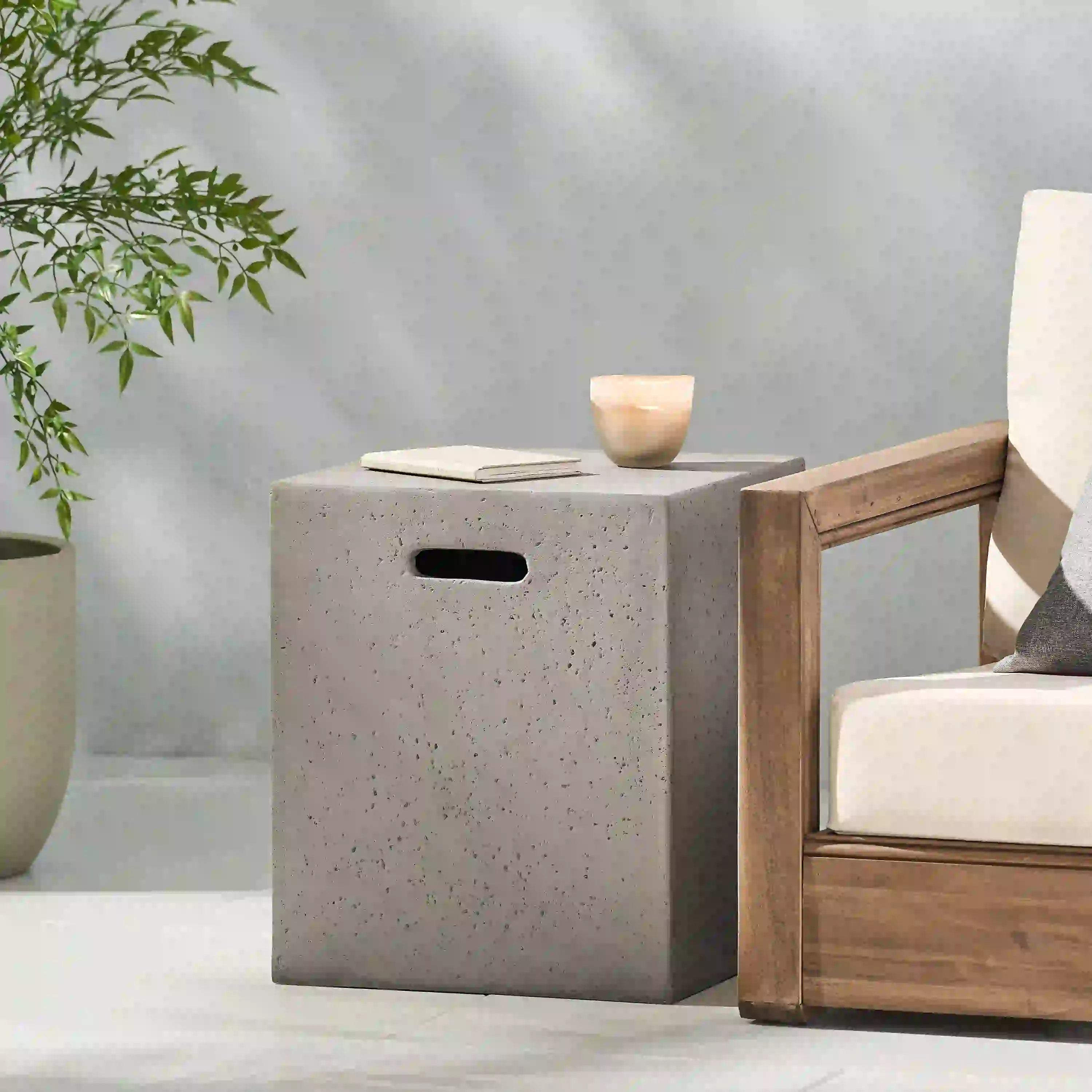 Multi-Functional Tank Holder Side Table, 16.5