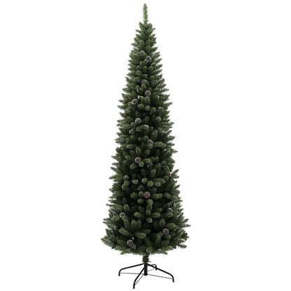 7ft Artificial Pencil Christmas Tree, 980 Branches, Pinecones, Metal Stand Pencil Christmas Trees at Gallery Canada