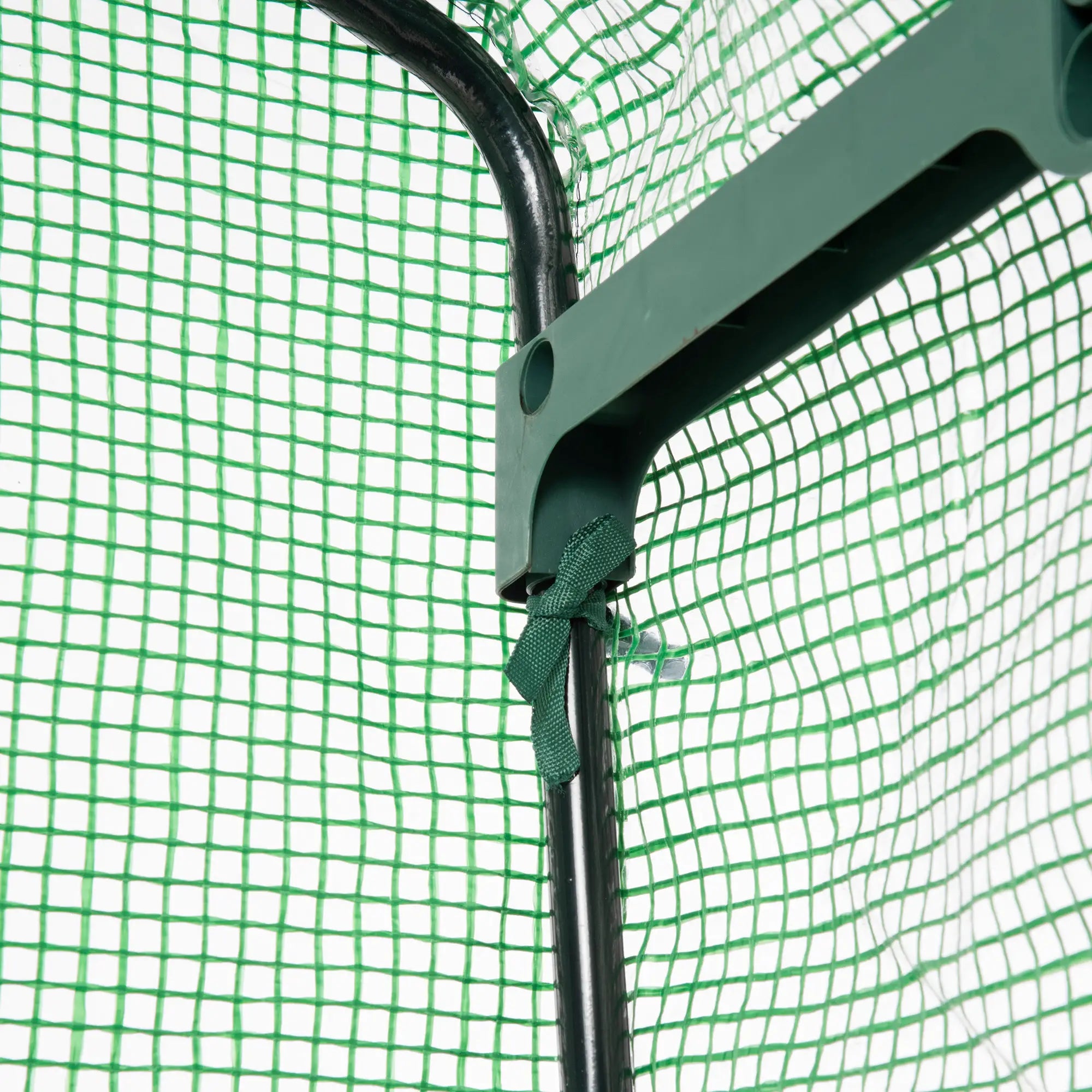 Portable Greenhouse, 4 Tier Shelves, Steel Frame, PE Cover, Dark Green Portable Greenhouses at Gallery Canada