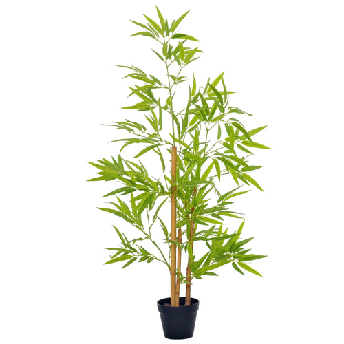 Artificial Bamboo Tree, 4ft, Realistic Leaf, Natural Trunk