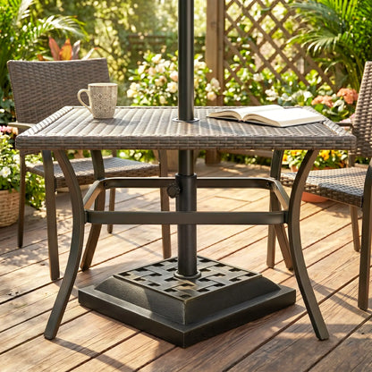 20 Lb Patio Umbrella Stand, Bronze Umbrella Bases at Gallery Canada