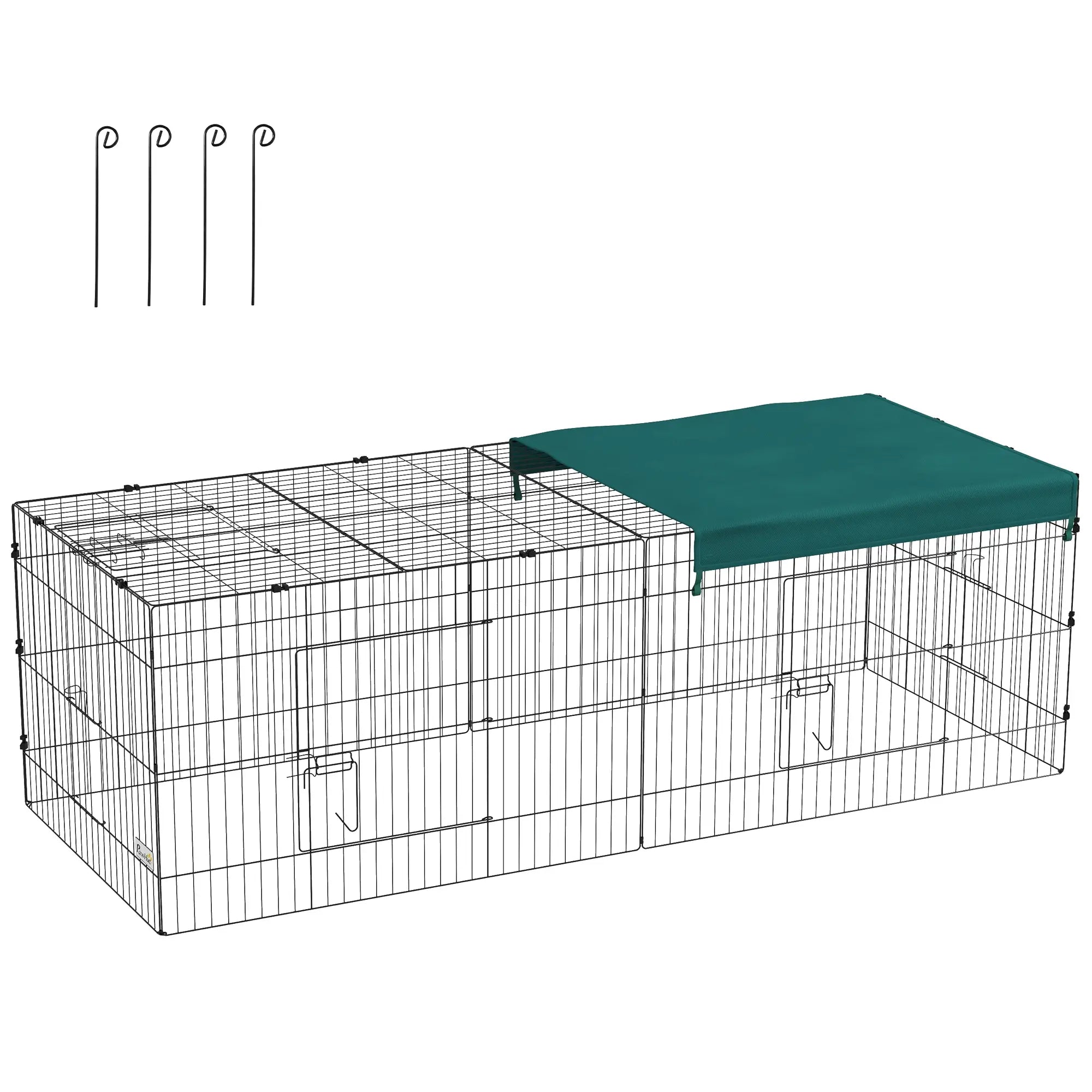 Small Animal Cage With Roof, Indoor Outdoor Use, 87