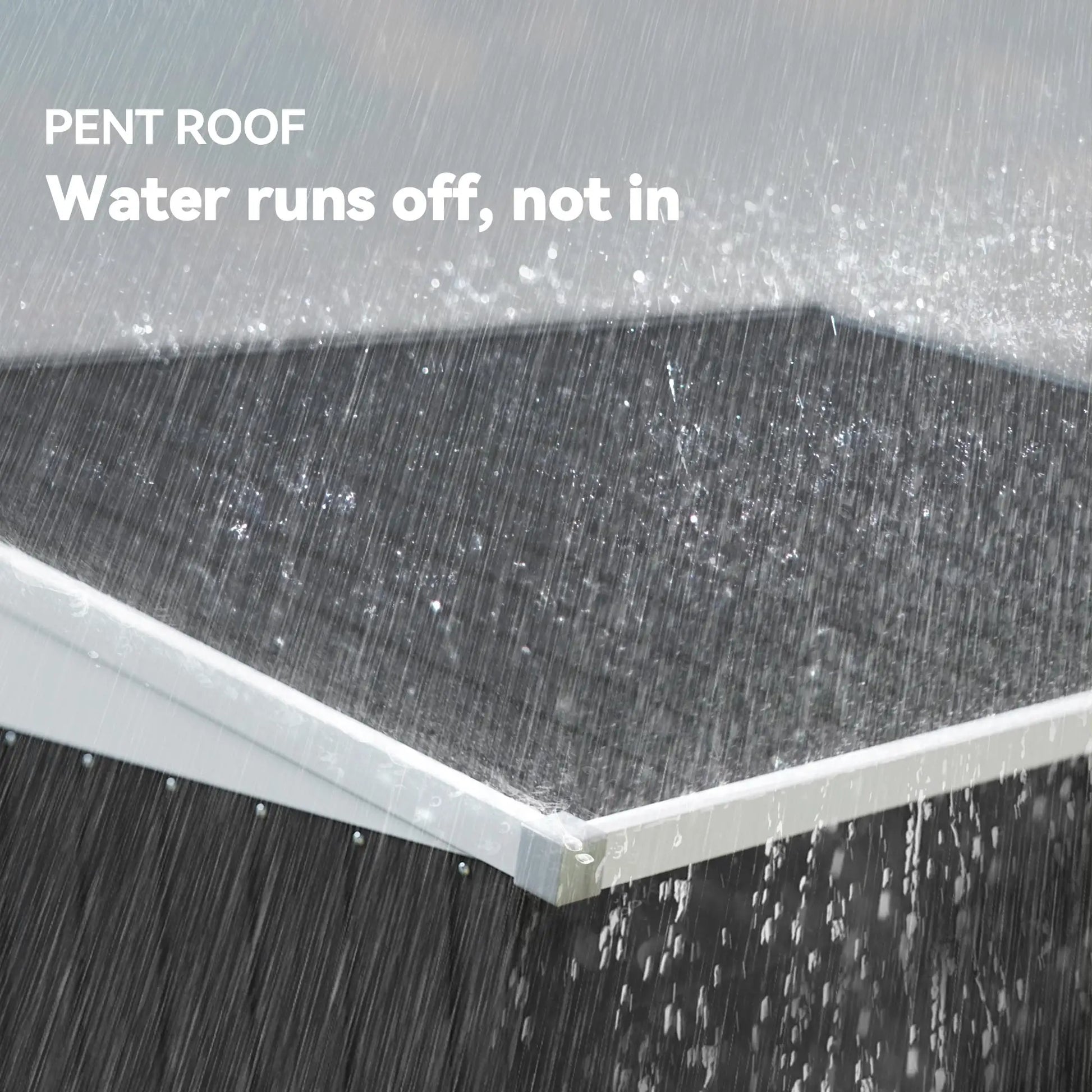 4' x 6' Outdoor Metal Storage Shed, Lockable Door, Dark Grey Sheds at Gallery Canada