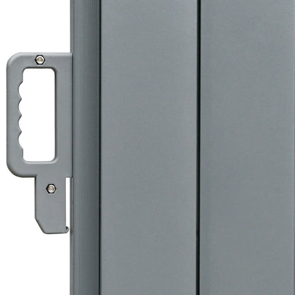 Retractable Double Side Awning, Folding Privacy Screen, Grey Side Awnings at Gallery Canada