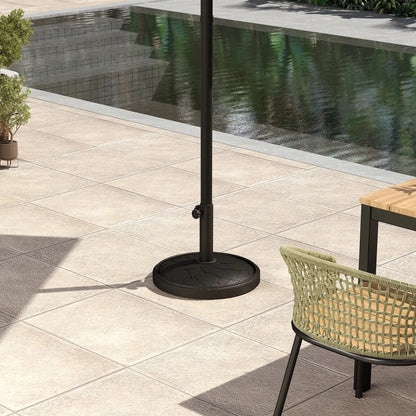 Round Patio Umbrella Base, 26 lbs Resin Stand, Black Umbrella Bases at Gallery Canada