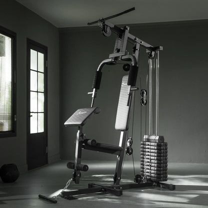 Weight Training Machine, Multifunction Gym Equipment, 143lbs, Black Power Towers at Gallery Canada