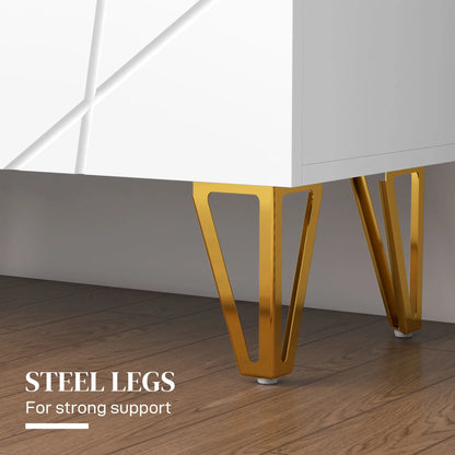 Narrow Shoe Storage Cabinet, Adjustable Shelves, 15-20 Pairs, High Gloss White Shoe Storage Cabinets & Racks at Gallery Canada