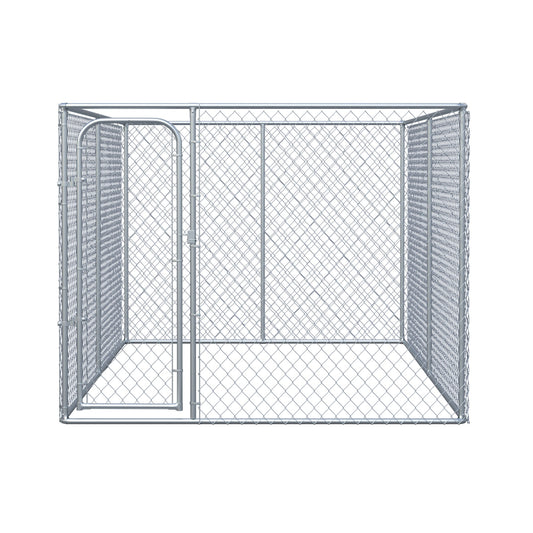 99 Sq. Ft. Dog Playpen Outdoor with Galvanized Steel Frame, for Small and Medium Dogs, 13.1' x 7.5' x 6' - Gallery Canada