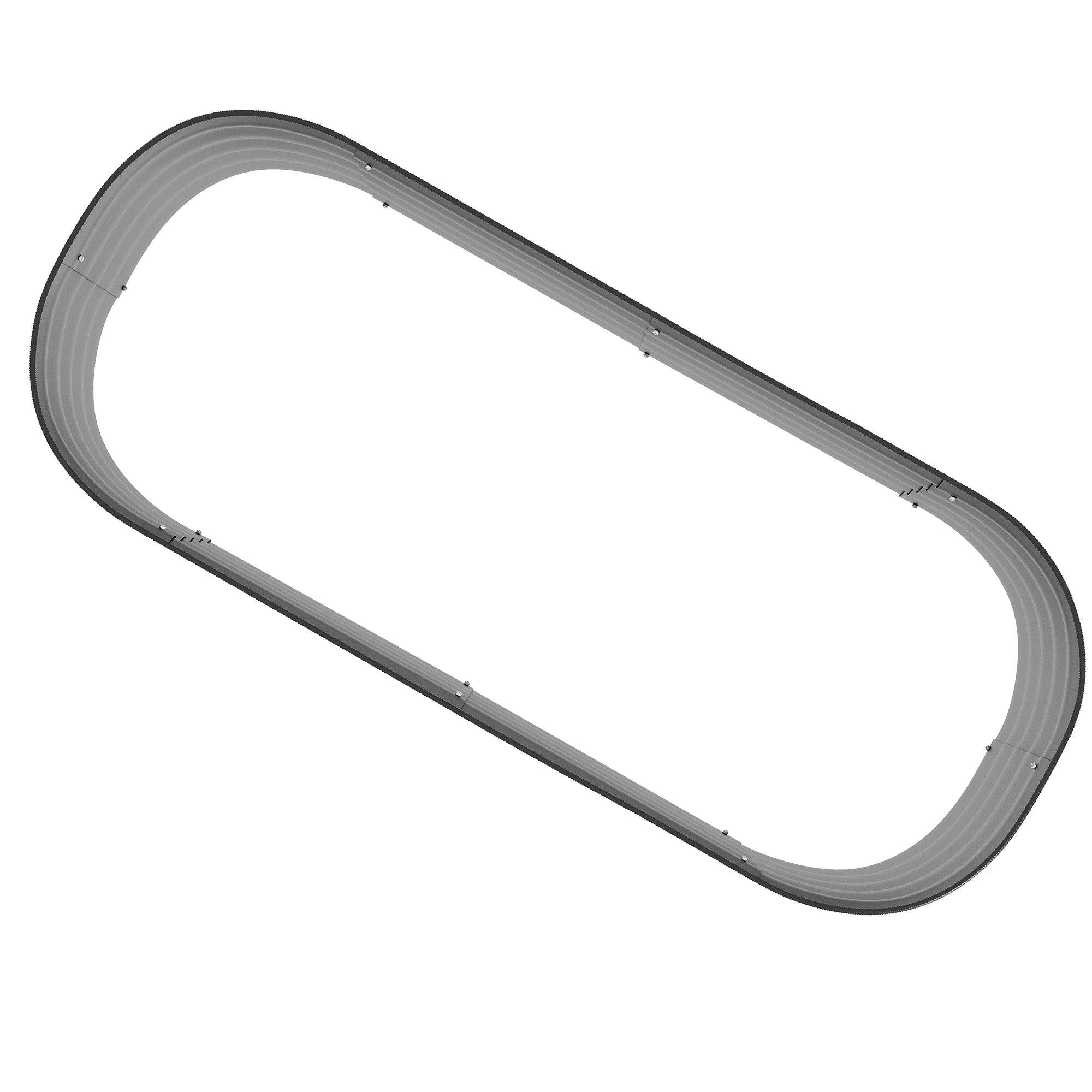 4.9 x 2 x 1ft Galvanized Raised Garden Bed, Metal Planter Box, Silver Galvanized Planter Boxes at Gallery Canada