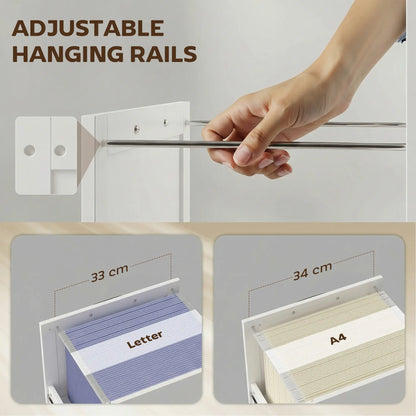Lateral Filing Cabinet For Letter/A4 Hanging Files, White Office Cabinets & Cupboards at Gallery Canada