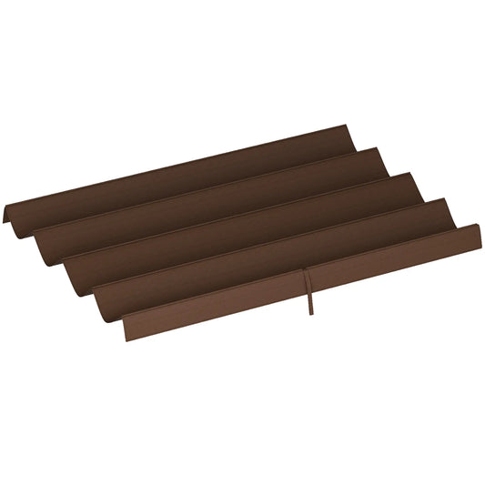 Retractable Pergola Canopy, 10' x 7' Sun Shade Cover, UV30+, Coffee