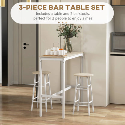 3-Piece Counter Height Bar Table And Chairs Set For 2 Bar Sets at Gallery Canada