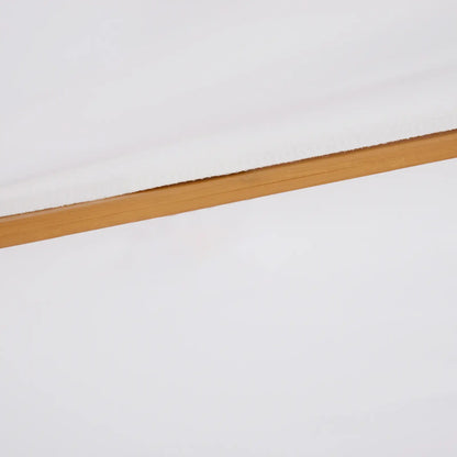 9' x 8' H Patio Umbrella, Hardwood Frame, Wind Vent, White Sun Umbrellas at Gallery Canada