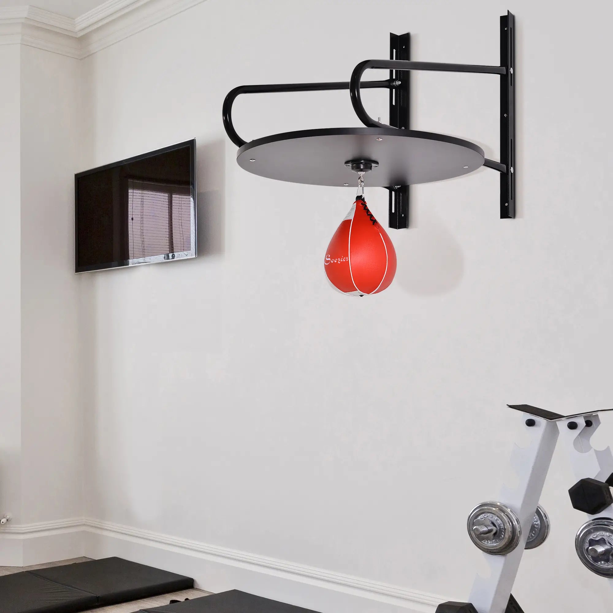 Wall Mounted Speed Bag Platform, Adjustable Height More-Strength Training Equipment at Gallery Canada
