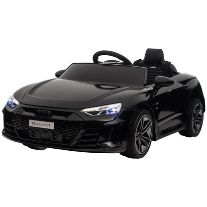 12V Ride-On Toy Car with Remote Control, 3.1 MPH, Black Electric Toy Cars Black at Gallery Canada