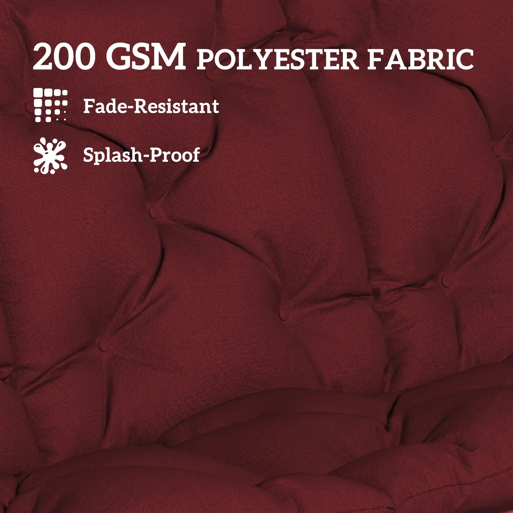 Water-Repellent Bench Cushion, 59.1