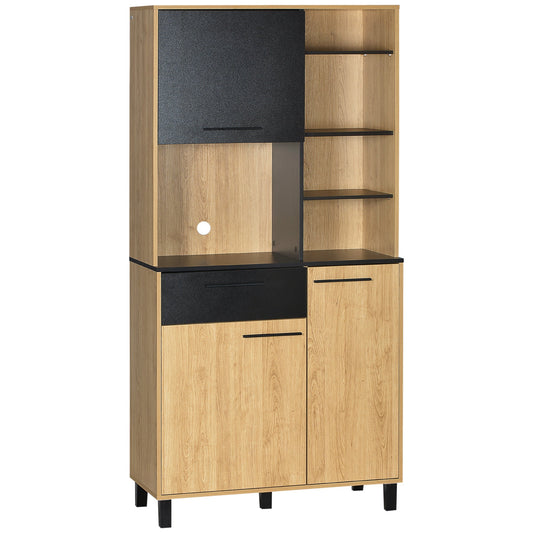 71" Kitchen Pantry Cabinet, Storage Cabinet with Soft Close Doors, Adjustable Shelves for Living Room at Gallery Canada