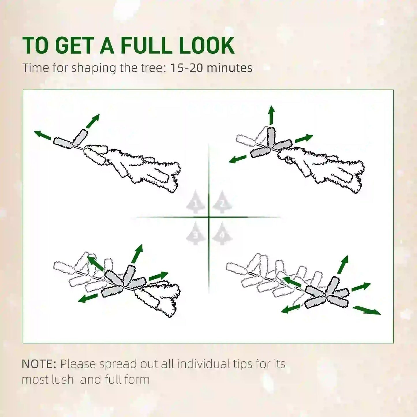 6ft Prelit Snow Flocked Pencil Christmas Tree, Warm White LED, Green Pre Lit Christmas Trees at Gallery Canada
