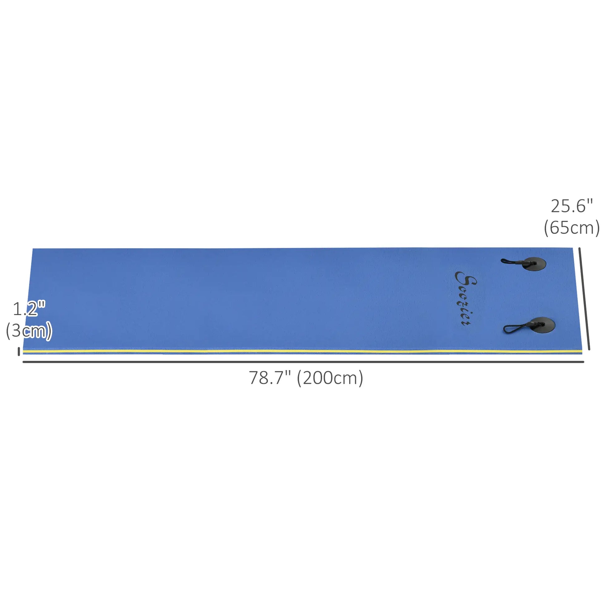 6.5' x 2' Roll-Up Pool Float Mat, for Lake, Ocean, Pool, Blue Water Sports & Boating Supplies at Gallery Canada