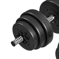 Ensemble d'haltères ajustables 3-en-1, poids de 110 lb pour salle de sport à domicile, poignée antidérapante