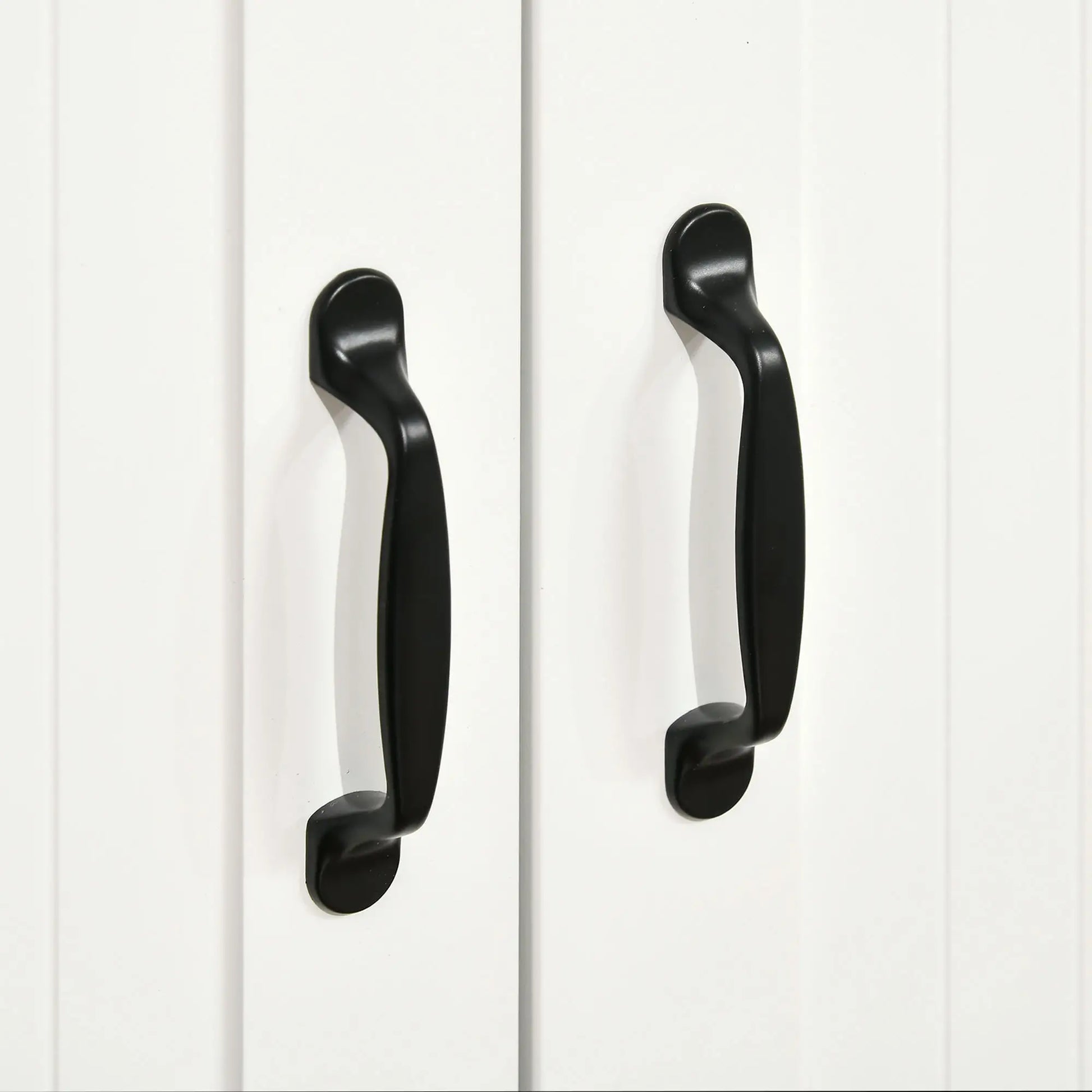 Modern Sideboard Buffet Cabinet, Drawers, Beadboard Door, White Storage Cabinets at Gallery Canada